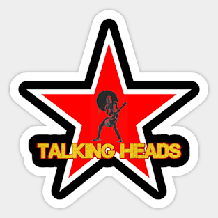 talking heads Sticker